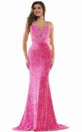 1 of 12 Colors Dress 2459 Dress Hot-Pink