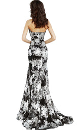 2 of 4 Jovani 2475 Black-Silver