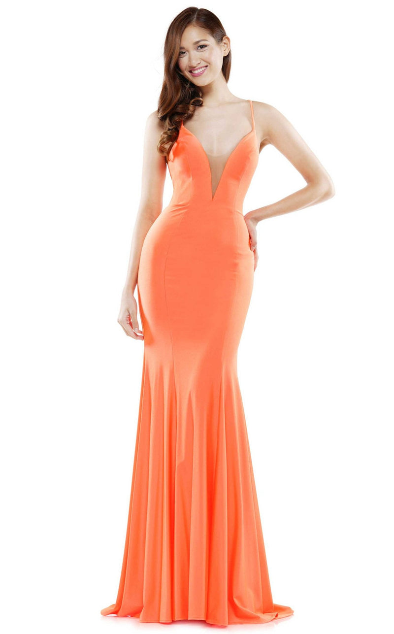 Colors Dress 2486 Dress Neon-Orange