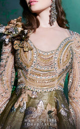 3 of 3 MNM Couture 2498 Dress Olive