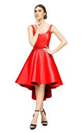 2 of 4 Mac Duggal 25012I Red