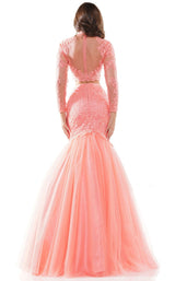 Colors Dress 2507 Dress Hot-Coral