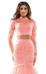 7 of 12 Colors Dress 2507 Dress Hot-Coral