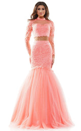 1 of 12 Colors Dress 2507 Dress Hot-Coral