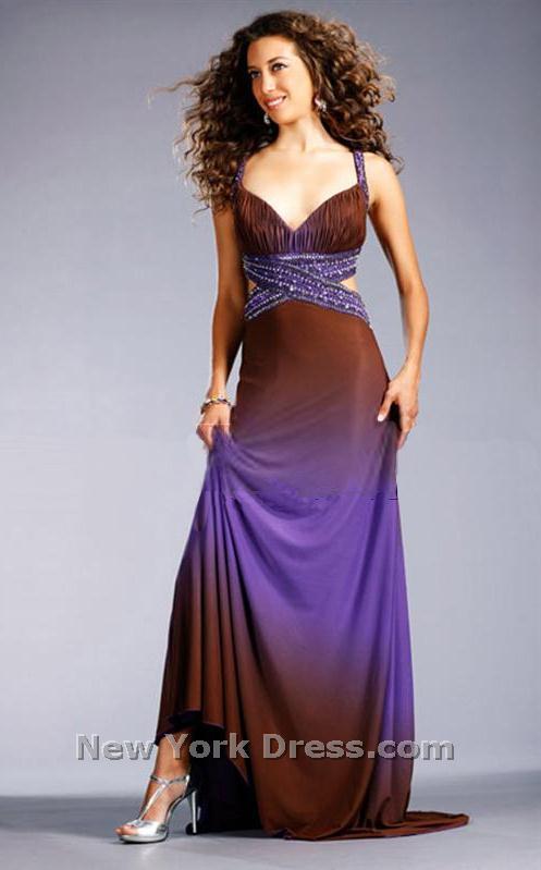 Jovani 152290 Brown/Purple