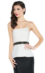 3 of 4 Mac Duggal 25303R White/Black