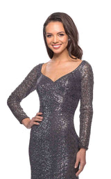 8 of 14 La Femme 25331 Charcoal