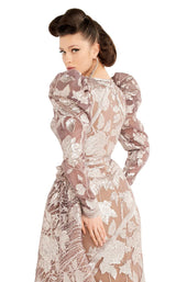 8 of 8 MNM Couture 2563 Dress Beige