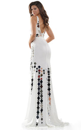 6 of 12 Colors Dress 2565 Dress White-Silver