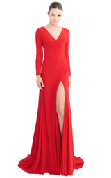1 of 12 Mac Duggal 25685I Deep Red