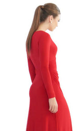 10 of 12 Mac Duggal 25685I Deep Red