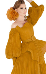 9 of 11 MNM Couture 2568 Dress Mustard