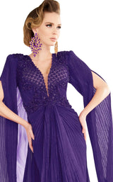 6 of 7 MNM Couture 2569 Dress Purple