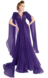 2 of 7 MNM Couture 2569 Dress Purple