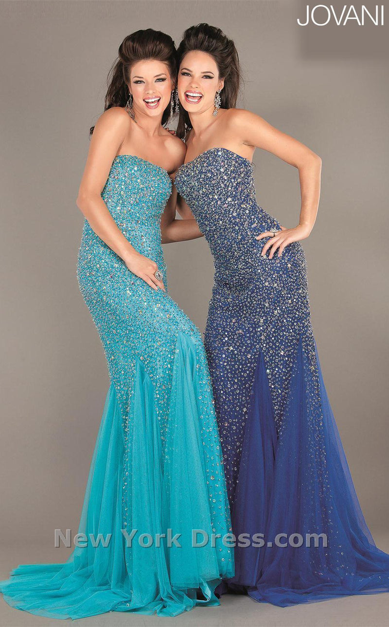 Jovani 4426 Turquoise