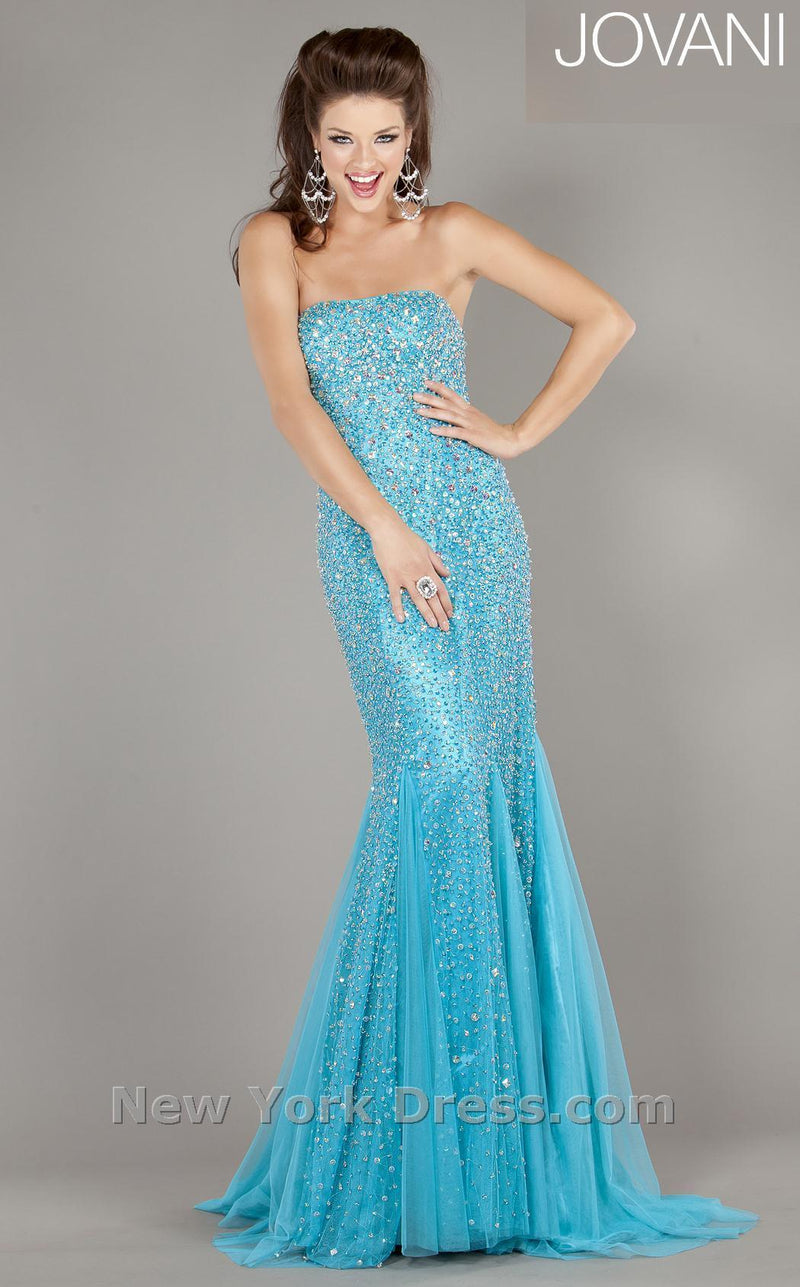 Jovani 4426 Turquoise