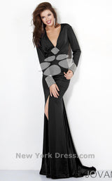 3 of 3 Jovani 4811 Black