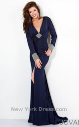 1 of 3 Jovani 4811 Navy