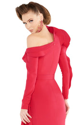 MNM Couture 2571 Dress Fuchsia