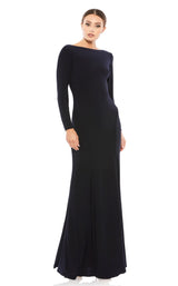 1 of 4 Mac Duggal 25929 Dress Navy