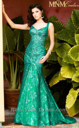 1 of 3 MNM Couture 6807 Green