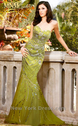 2 of 5 MNM Couture 7178 Green