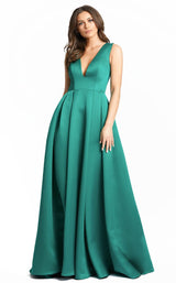 1 of 4 Mac Duggal 25953i Dress Emerald-Green