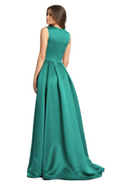 2 of 4 Mac Duggal 25953i Dress Emerald-Green