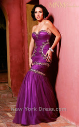 1 of 2 MNM Couture 7246 Purple