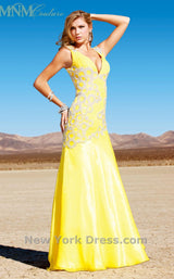 3 of 3 MNM Couture 7416 Yellow