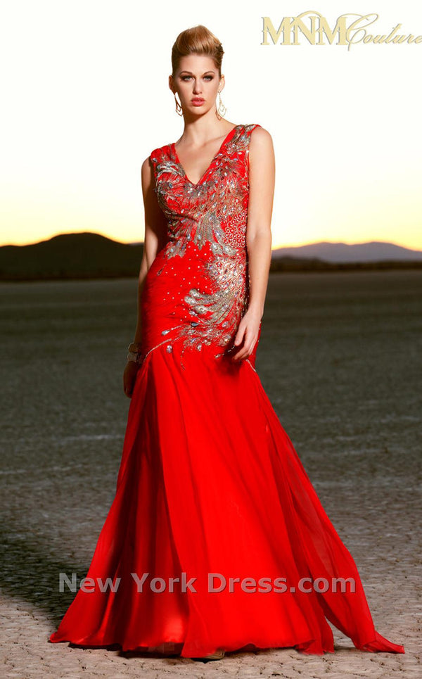 MNM Couture 7429 Red