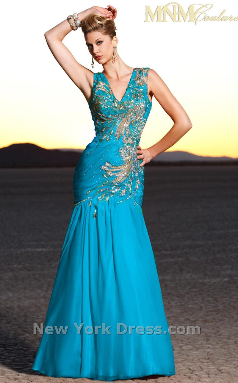 MNM Couture 7429 Blue