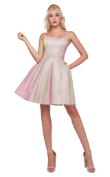 2 of 6 Mac Duggal 25982I Pretty-In-Pink