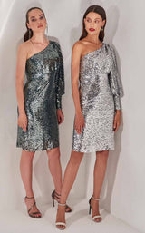 1 of 3 Tiara 260636 Dress Silver