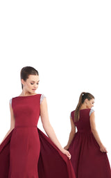 3 of 4 Mac Duggal 26088I Deep Red