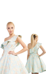 2 of 2 Mac Duggal 26098I Pastel-Dream