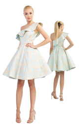 1 of 2 Mac Duggal 26098I Pastel-Dream