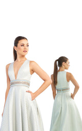 3 of 4 Mac Duggal 26107I French Blue