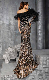 MNM Couture 2615 Dress Black-Nude