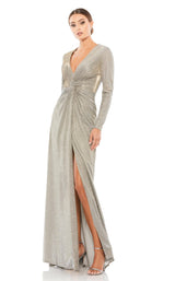 2 of 4 Mac Duggal 26194 Dress Silver