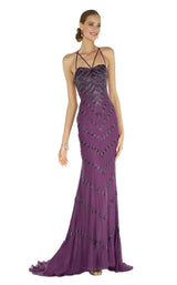 1 of 8 Alyce 2621 Eggplant-Gunmetal