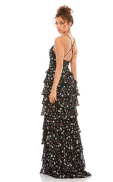 2 of 3 Mac Duggal 26251 Dress Black-Floral