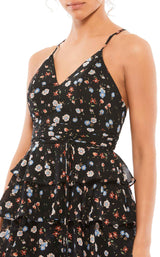 3 of 3 Mac Duggal 26251 Dress Black-Floral