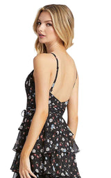 4 of 4 Mac Duggal 26251i Black Floral