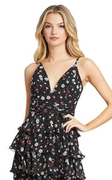 3 of 4 Mac Duggal 26251i Black Floral