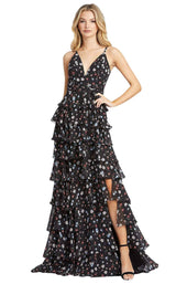 1 of 4 Mac Duggal 26251i Black Floral