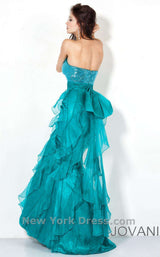 2 of 4 Jovani 531 Teal