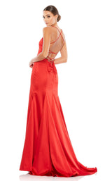 3 of 4 Mac Duggal 26268 Dress Red