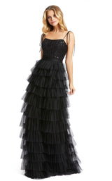 1 of 3 Mac Duggal 26281 Dress Black