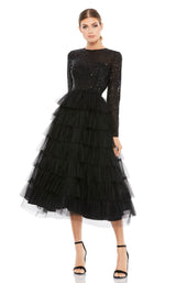 1 of 3 Mac Duggal 26299 Dress Black